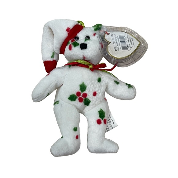 Ty Teenie Beanie Babies Holiday Teddy Bear 1998 - Picture 1 of 3